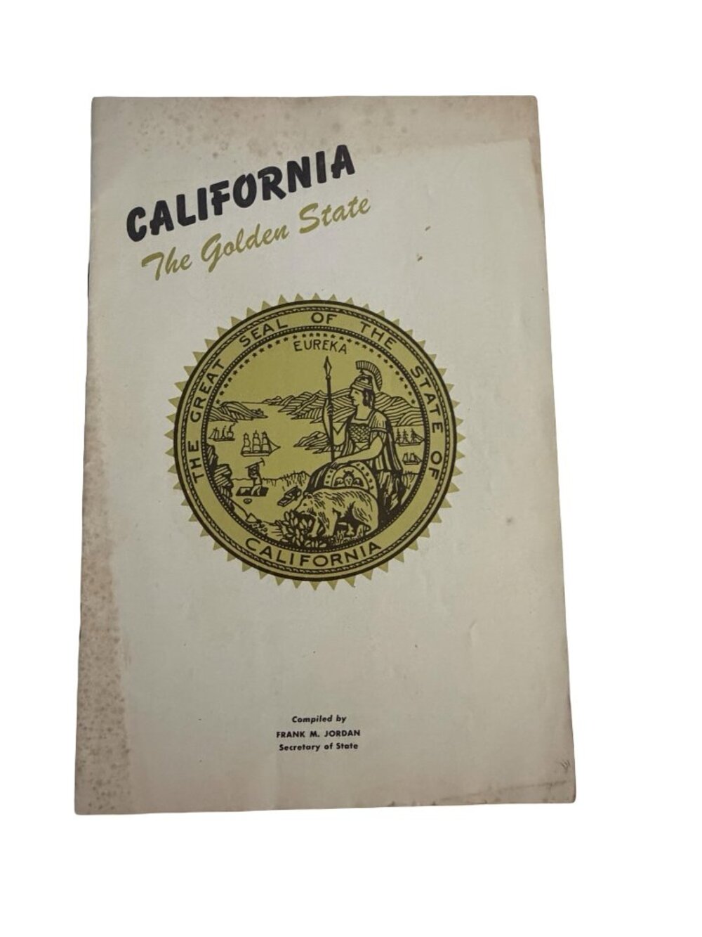 Vintage 1948 California The Golden State Booklet Frank M. Jordan State Travel Hi